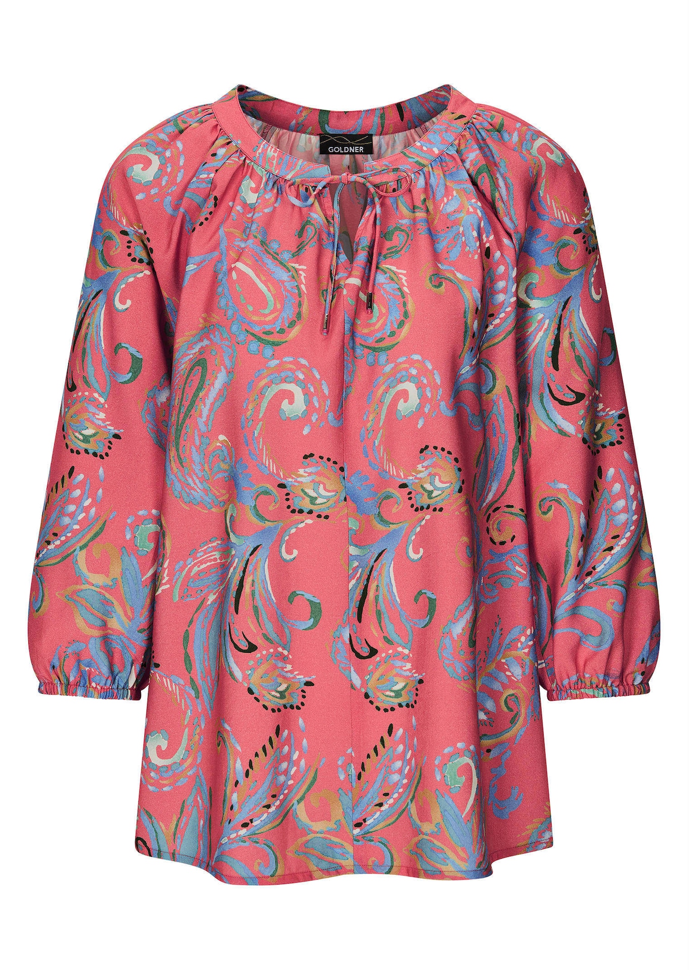Paisleyblouse van zachte viscose