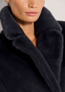 Oversized faux fur coat thumbnail 6