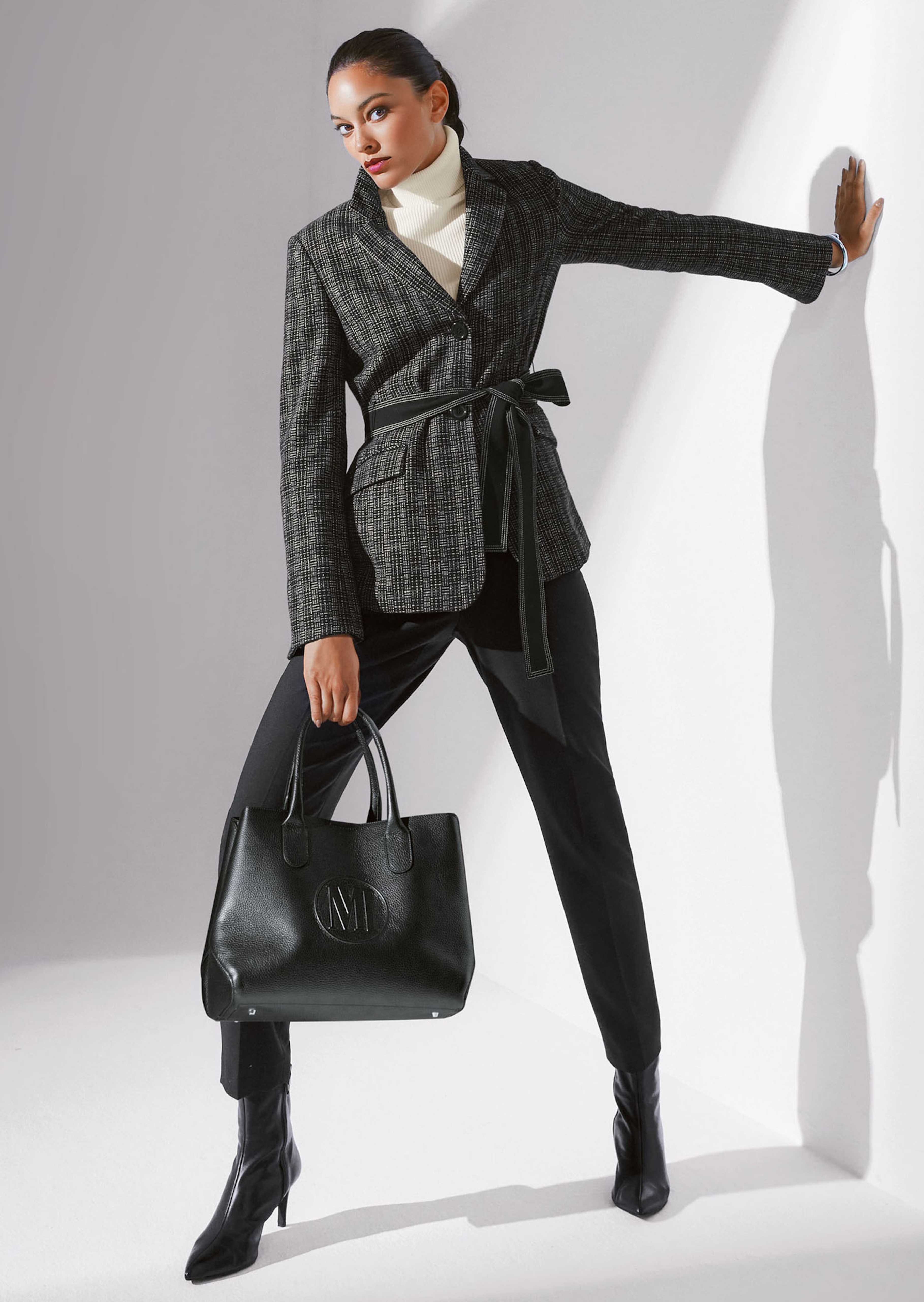 Blazer mit Gürtel