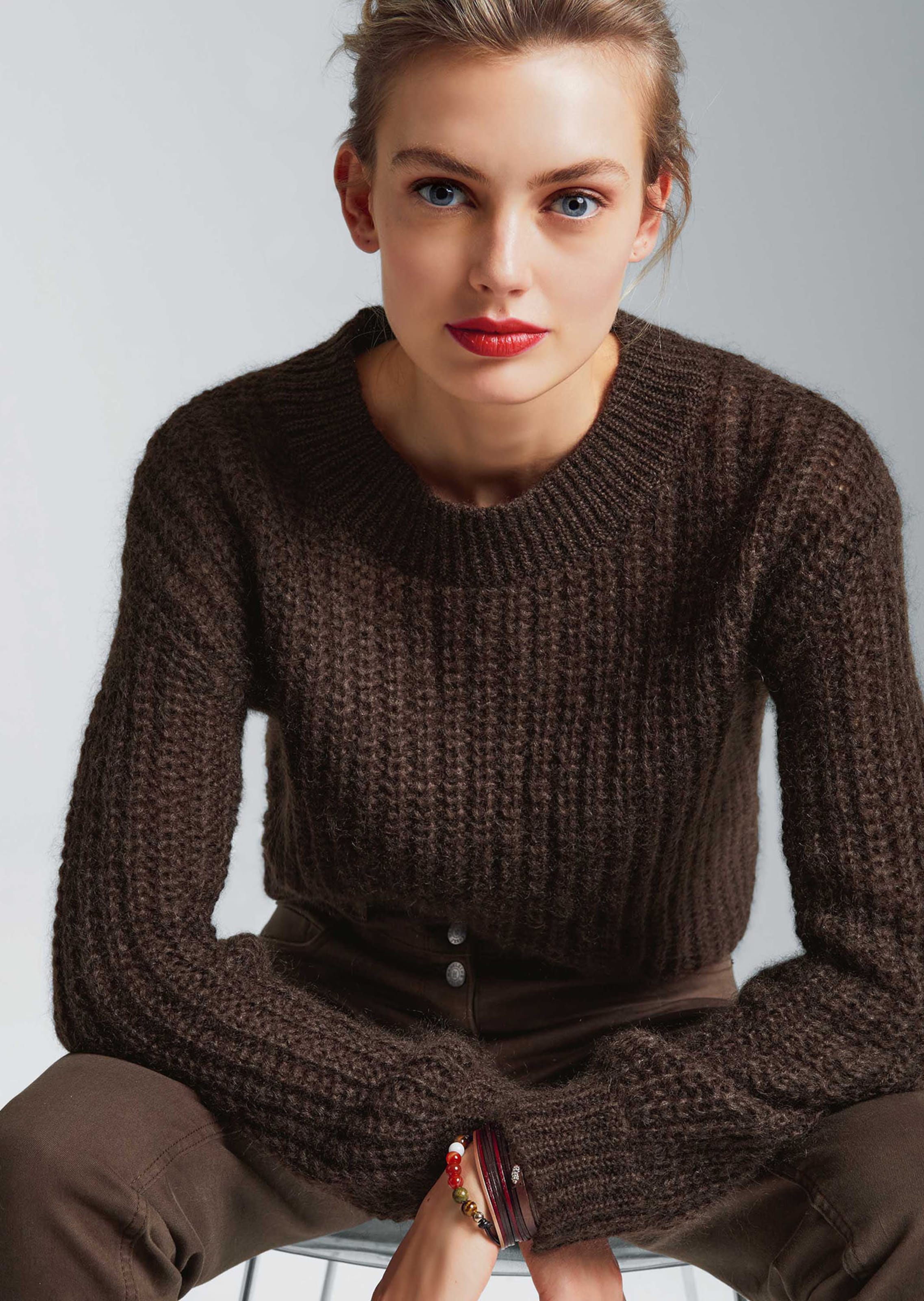 Grobstrickpullover