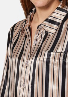 Satin-Sleepshirt in edlem Streifendessin thumbnail 6