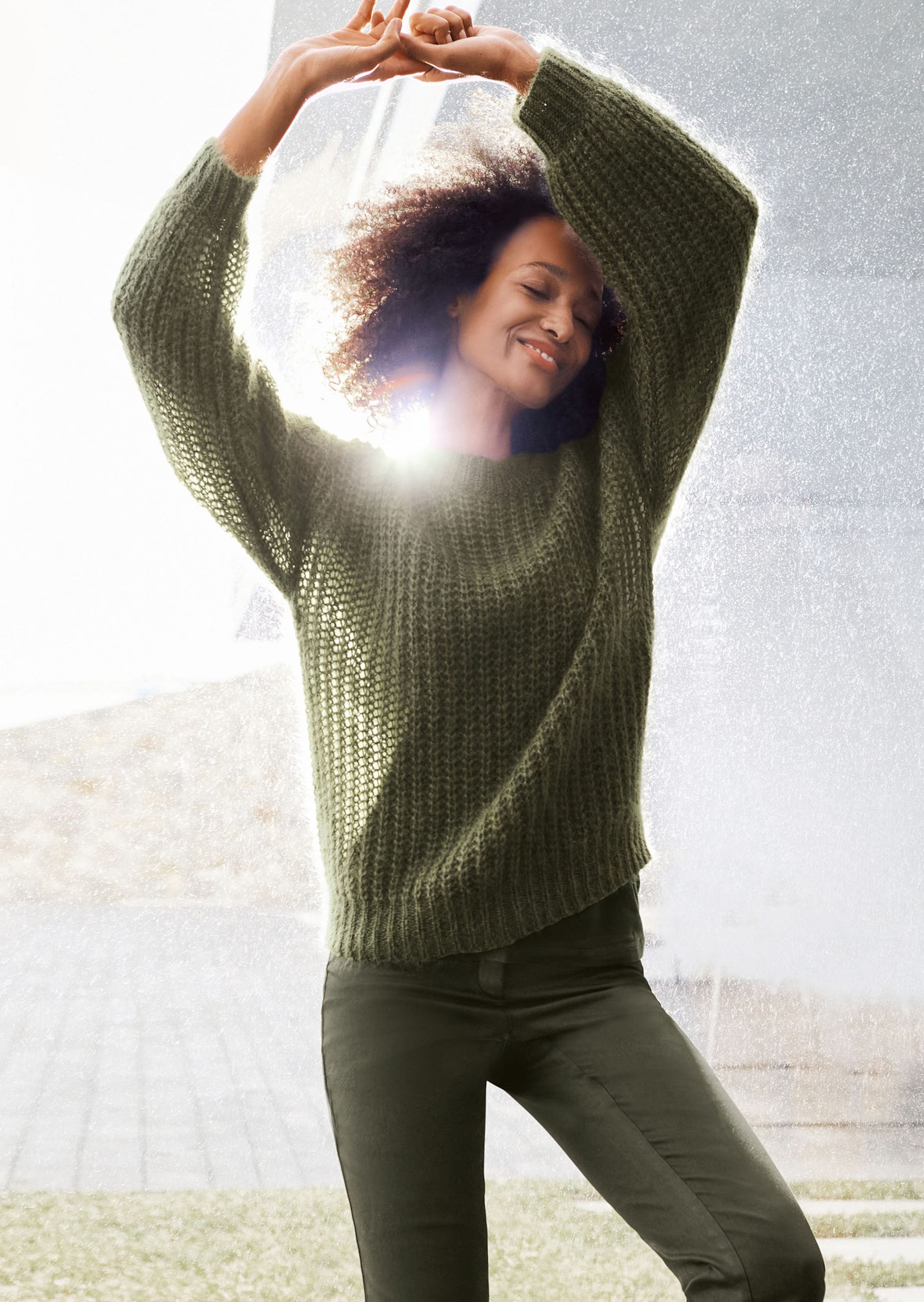 Grobstrickpullover
