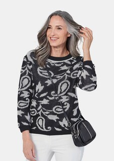 Jacquard Strickpullover thumbnail 4