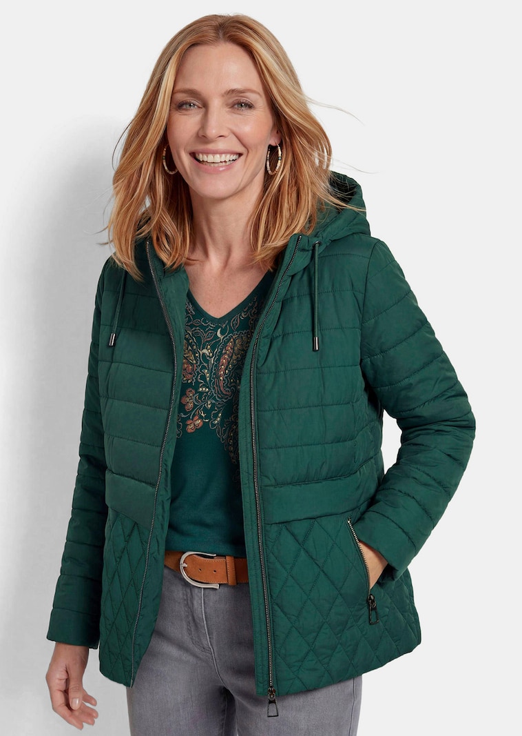 Veste matelassée effet superposé