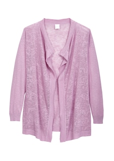 Lange Ajourstrickjacke thumbnail 7