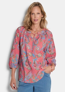 Paisleyblouse van zachte viscose thumbnail 1