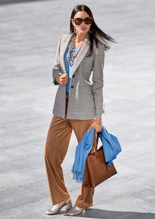 Langer Blazer mit Wolle thumbnail 1