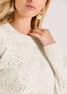 Rundhals-Pullover aus Schurwolle thumbnail 6
