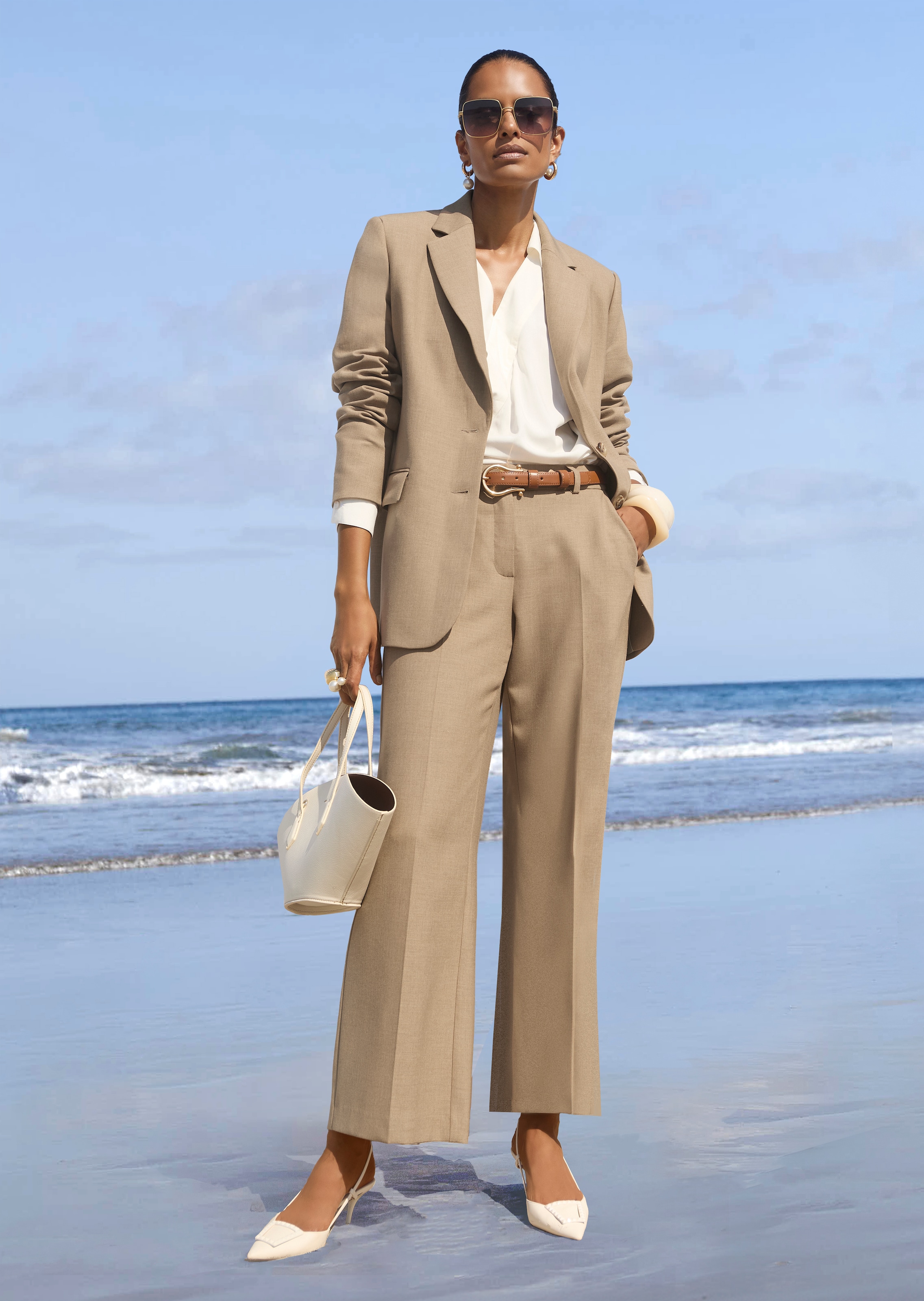 Tailored single-breasted blazer