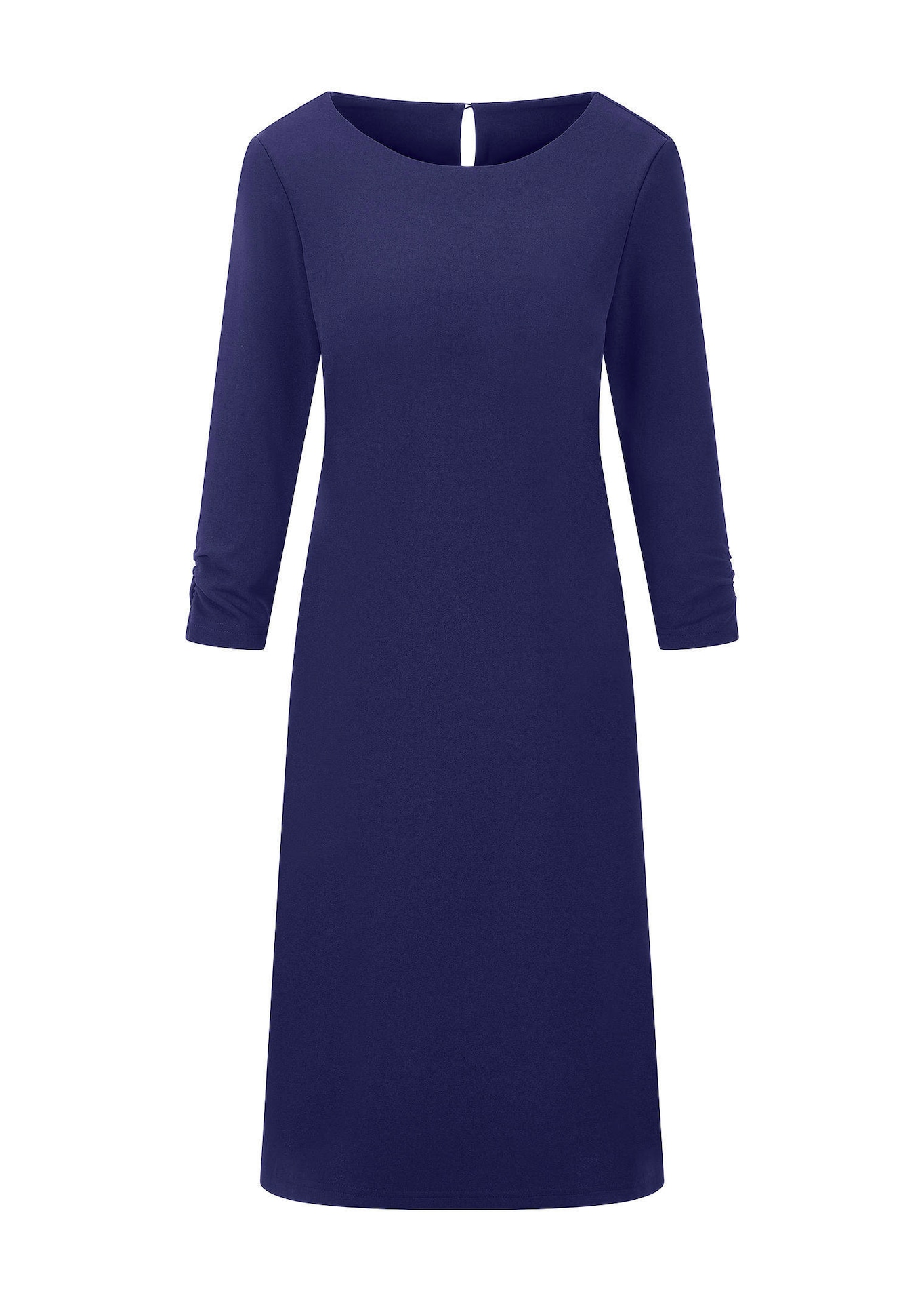 Elegantes Kleid mit gerafften Ärmeln