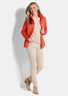 Veste de mi-saison matelassée avec tricot thumbnail 2