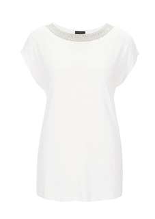 T-shirt orné de pierres précieuses thumbnail 6