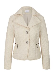 Warm padded short jacket with structure thumbnail 7