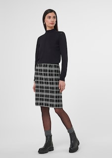Feinstrick-Pullover mit feinem Lochmuster thumbnail 3