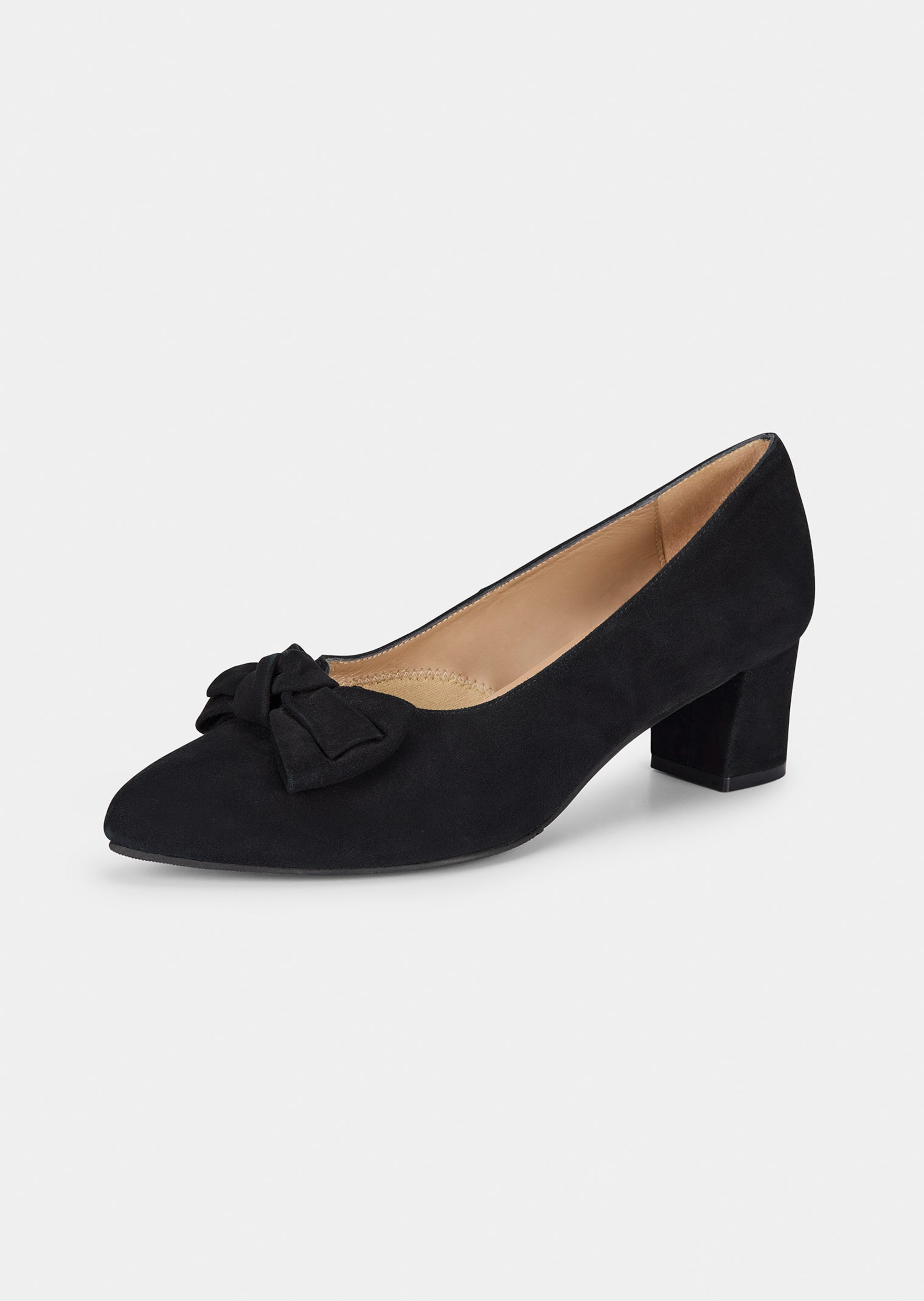 Pumps aus Leder in Komfort-Weite