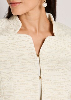 Jacquard-Blazer mit Stehkragen thumbnail 6