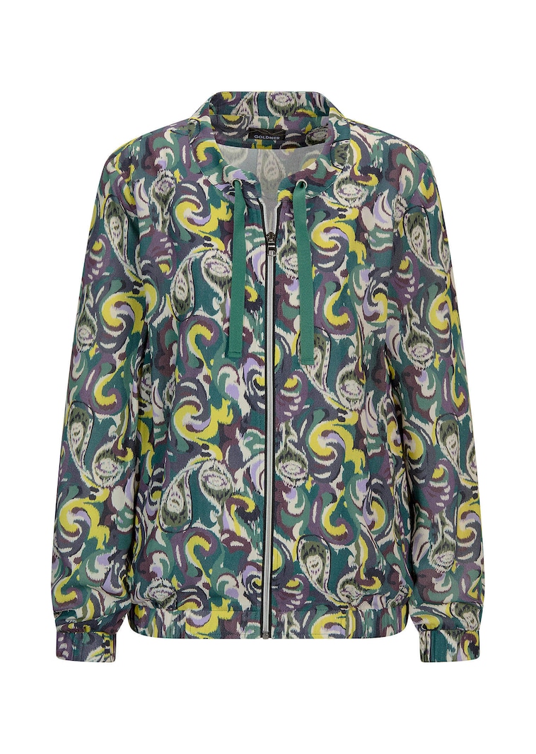 Blouson aus reiner Viskose