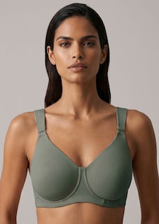 Soutien-gorge à armatures en coton bio thumbnail 1