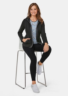 bequeme Freizeitjacke mit Kapuze thumbnail 4