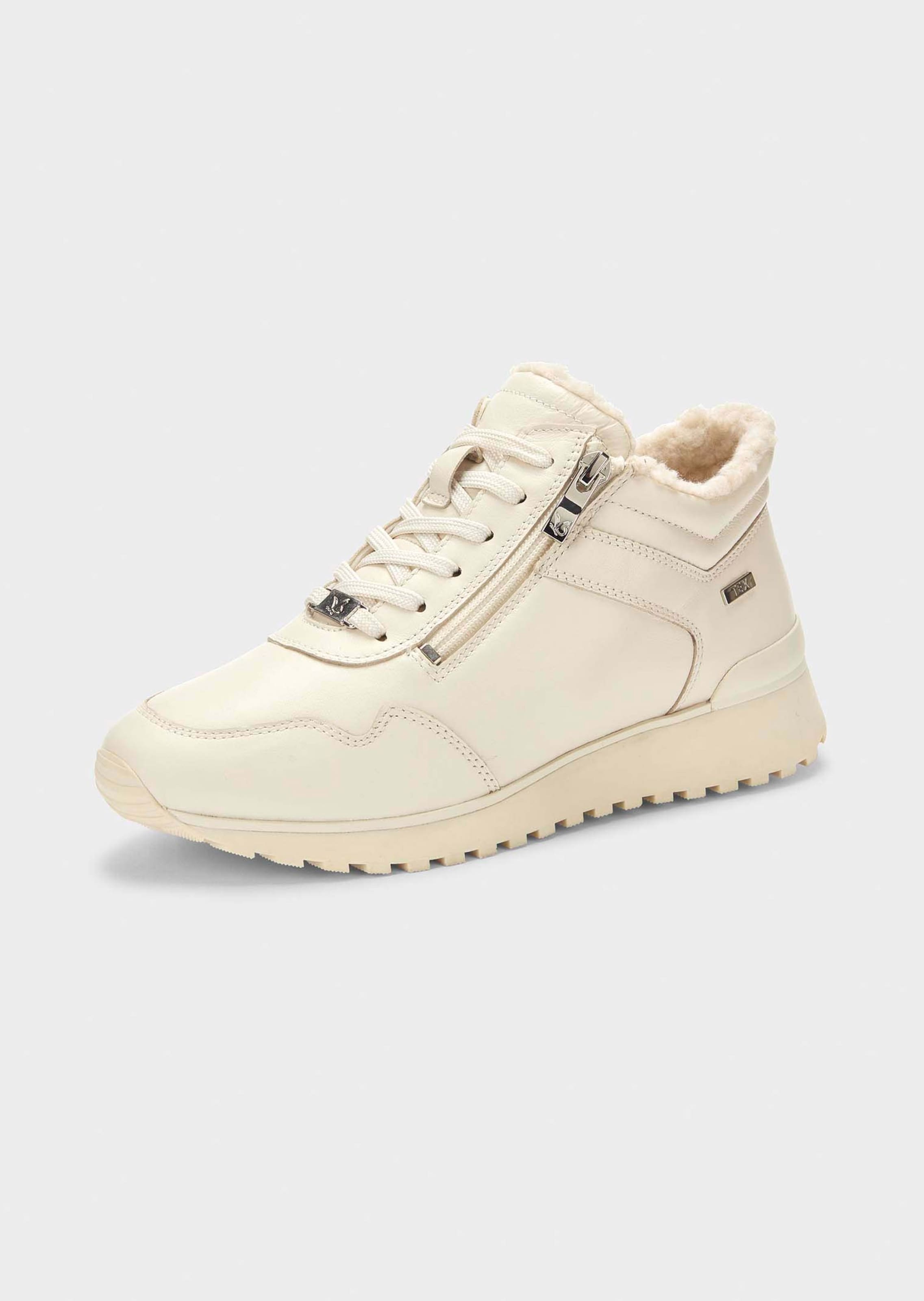 Hoge sneakers met voering van teddy
