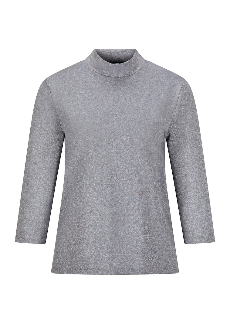 Shirt aus glänzendem Viskose-Jersey