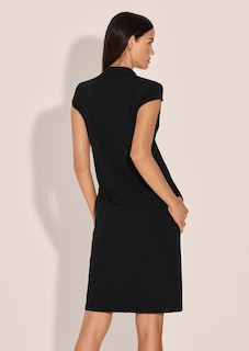 Etui-Kleid mit V-Ausschnitt und kurzen Ärmeln thumbnail 4