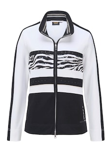 Kontraststarke Freizeitjacke mit Stehkragen thumbnail 4