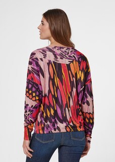 Kimono-Pullover mit Unikat-Print thumbnail 4