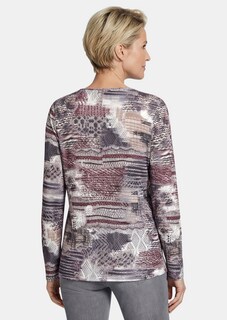 T-shirt en tricot imprimé thumbnail 3