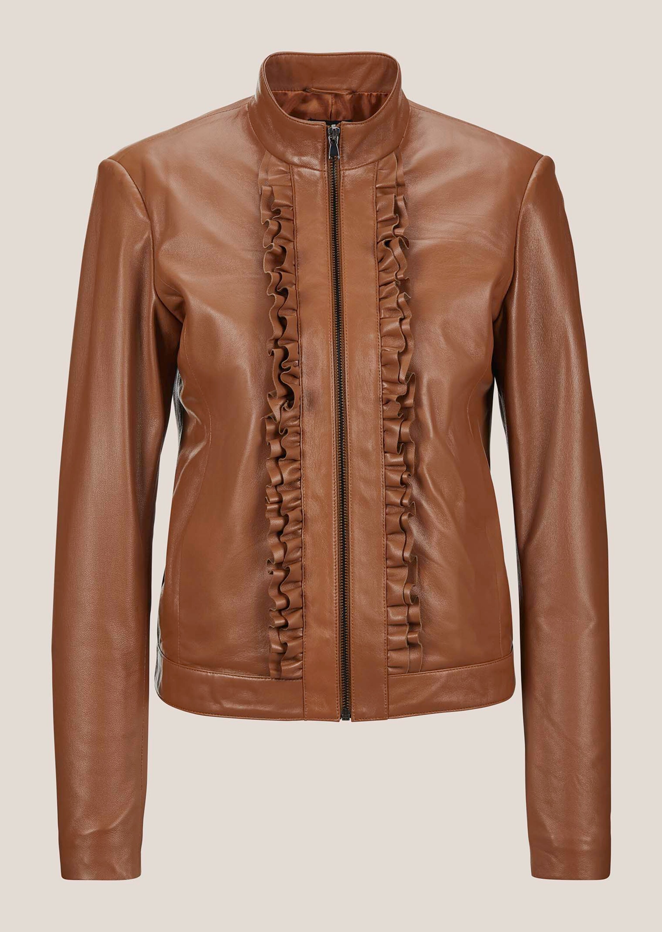 Lederjacke aus Lammnappa
