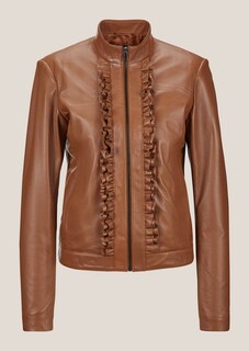 Lederjacke aus Lammnappa thumbnail 7