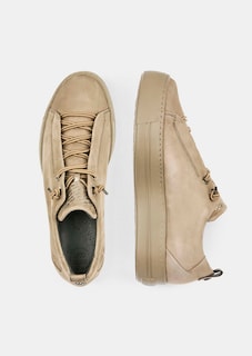 Leder-Sneaker mit elastischer Schnürung thumbnail 2