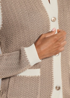 Gilet en maille torsadée avec détails raffinés thumbnail 6