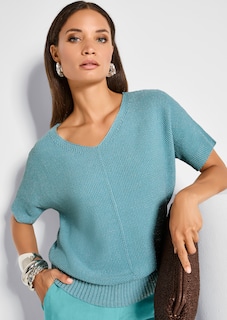 Pull avec fil brillant thumbnail 1