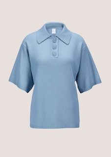 Polo-Pullover aus Schurwoll-Kaschmir-Mix thumbnail 6