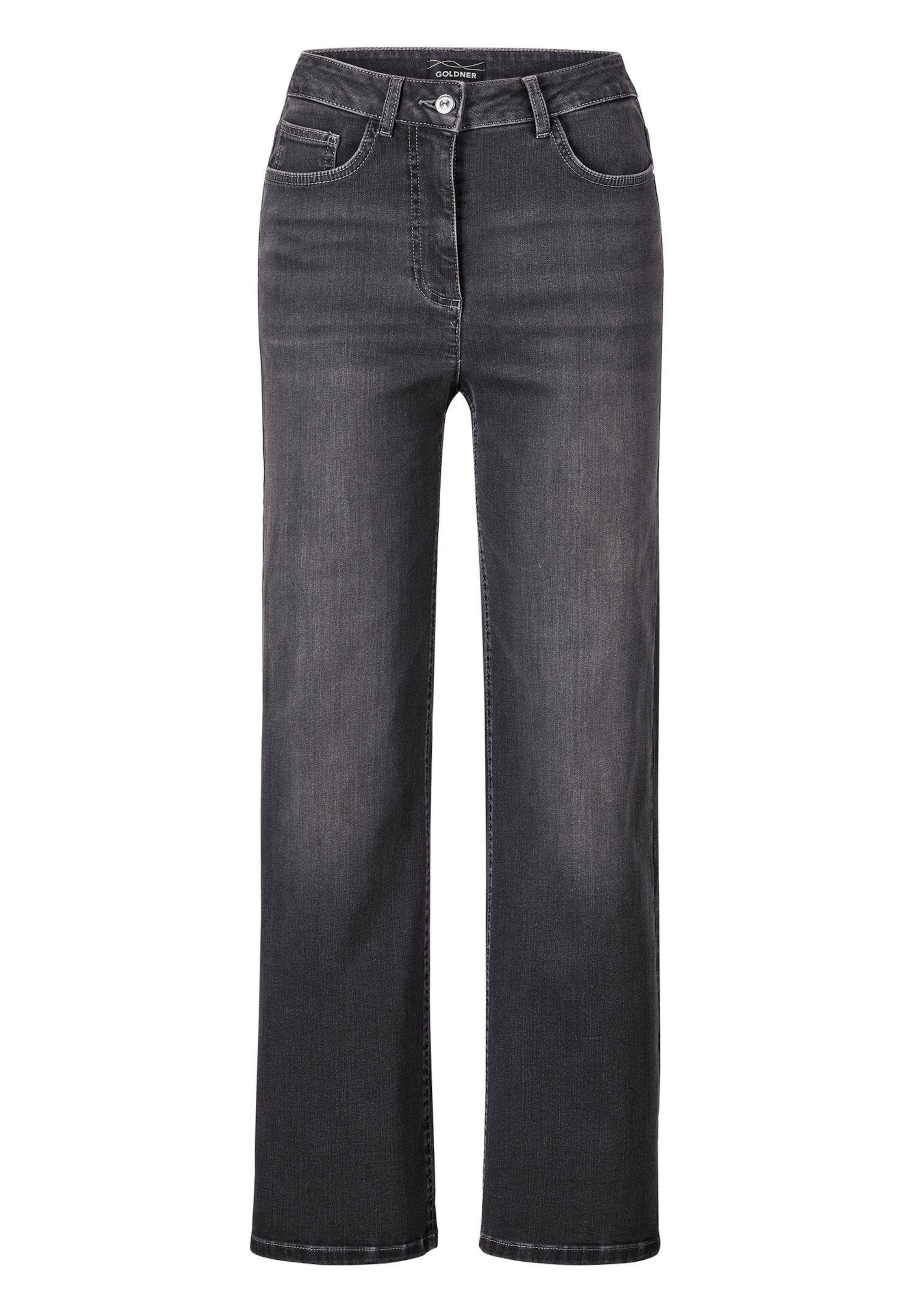 Weite Jeans VERA aus Stretch-Denim