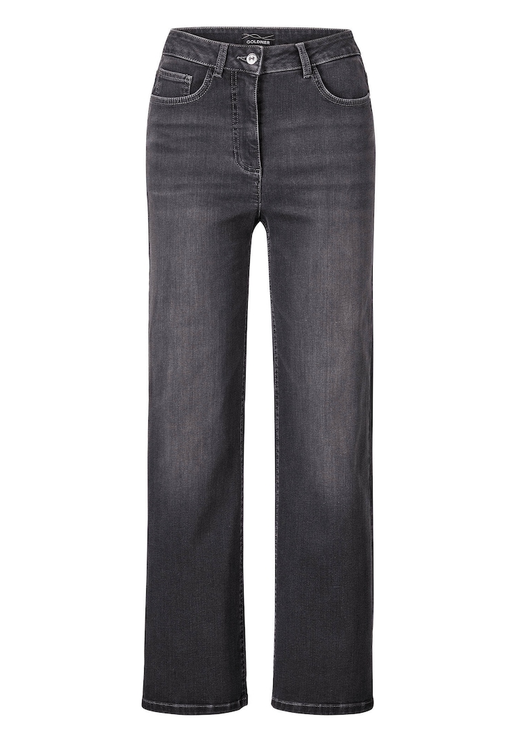 Weite Jeans VERA aus Stretch-Denim