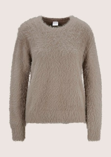 Flauschiger Pullover mit Kaschmir thumbnail 6