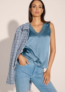 Lingerie-Top aus Seidenstretch thumbnail 5
