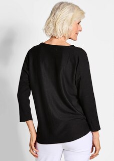 T-shirt élégant orné de strass en métal thumbnail 3
