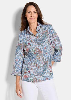 Paisley-Bluse mit Hemdkragen thumbnail 1