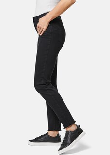Jeans mit feinem Fransensaum thumbnail 5