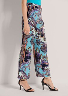 Weite Sommerhose mit Unikat-Print thumbnail 5