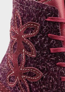 Stiefeletten mit Reissverschluss und Blumenmuster thumbnail 3