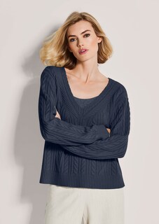 Kaschmir-Pullover mit V-Ausschnitt thumbnail 2