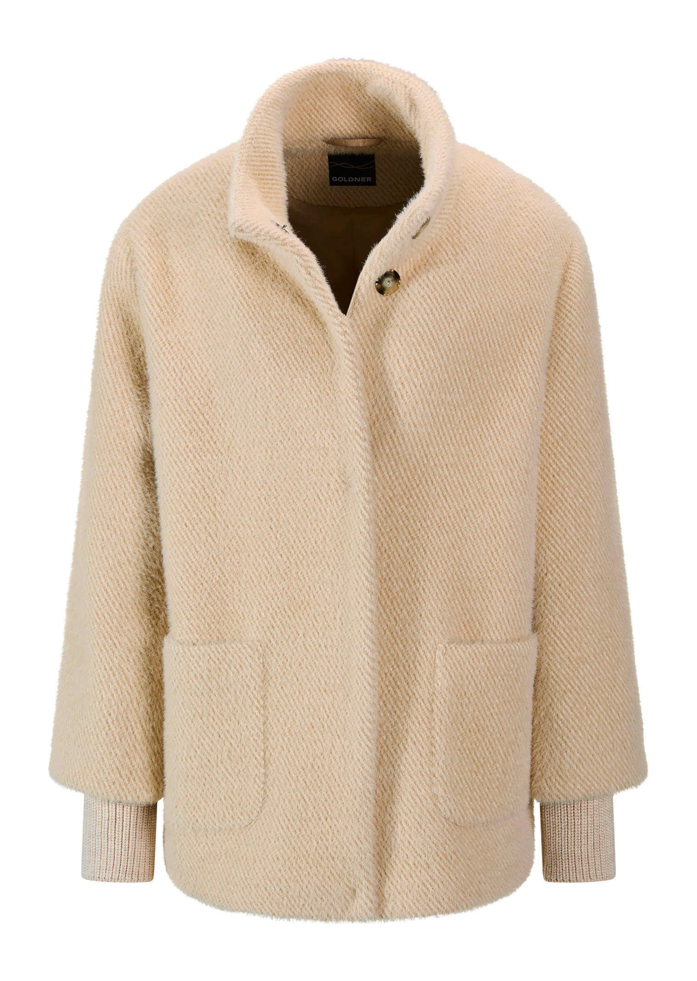 Veste tendance avec finitions en tricot