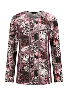 Taillierte Shirtjacke aus Viskose-Jersey thumbnail 6