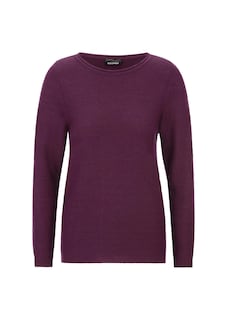 Feiner Strickpullover mit U-Boot-Ausschnitt thumbnail 6