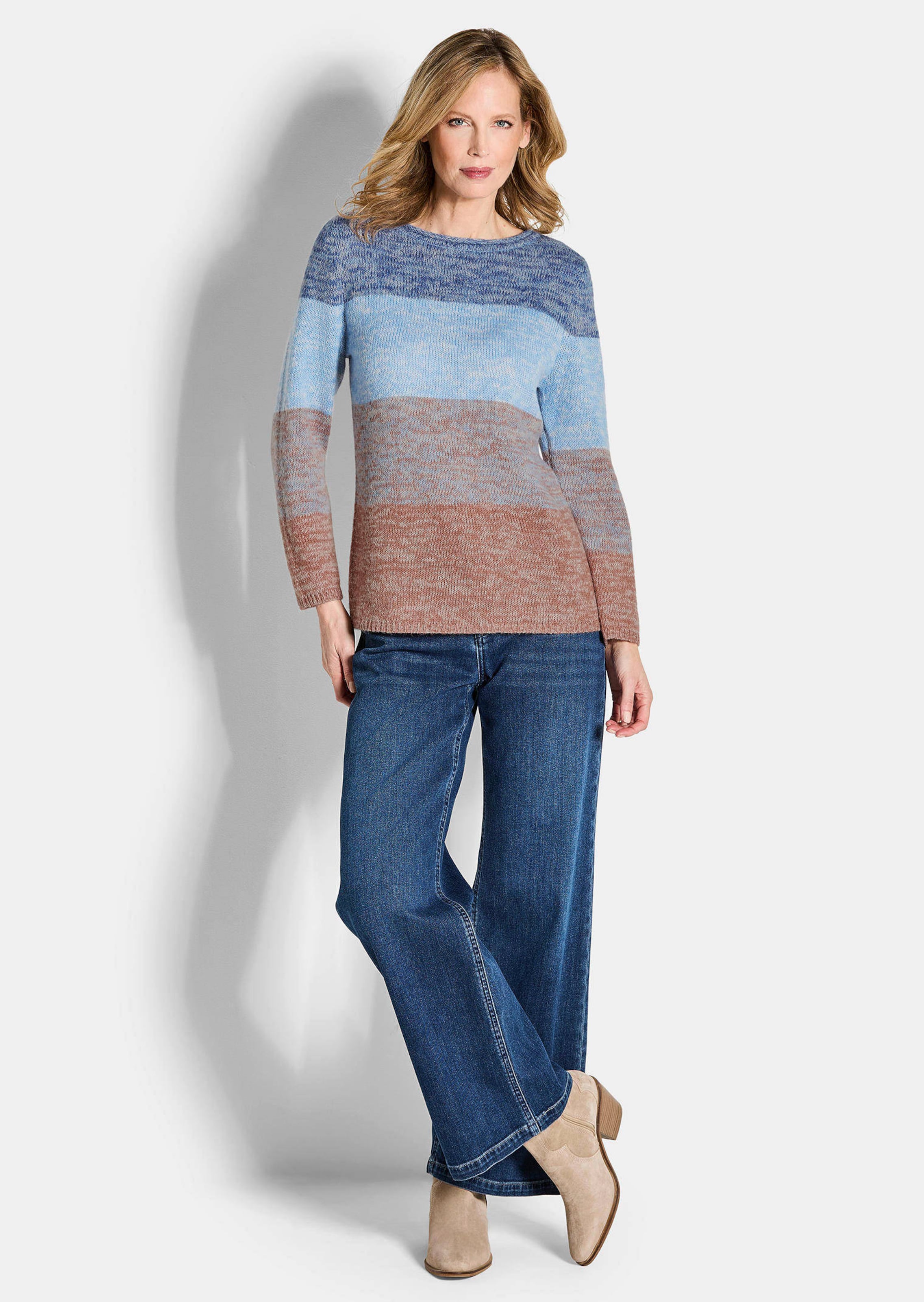 Pullover mit Blockstreifenmuster thumbnail 2