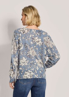 Kaschmirpullover mit Allover-Blütenprint thumbnail 4